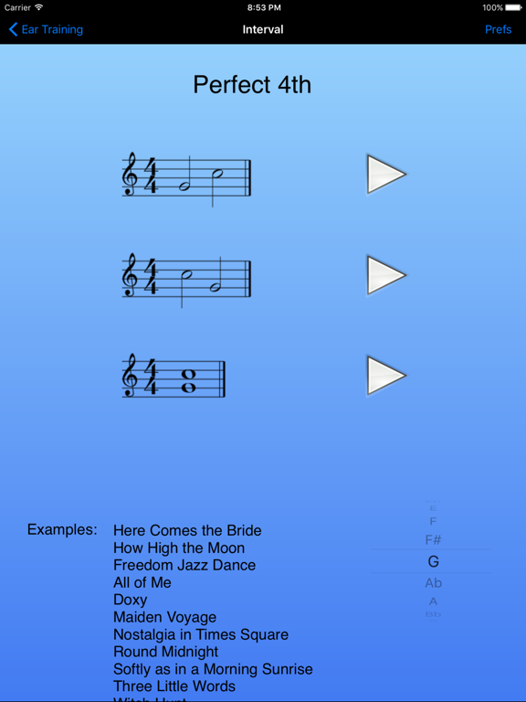 iImprov - Fundamentals iPad screenshot 4 - Music app
