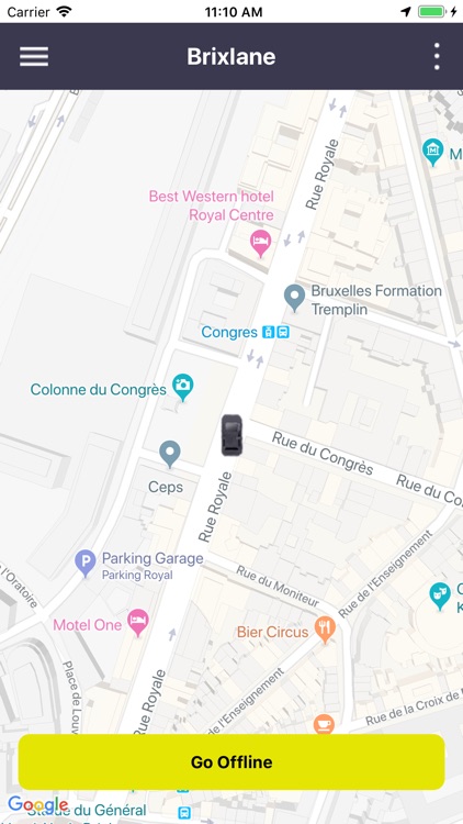 Brixlane Driver App