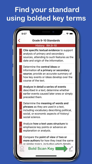 Common Core Pocket Screenshot