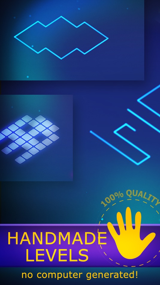 #4. Glow Blocks: Neon Puzzle (iOS) 来自: Alexander Maslennikov