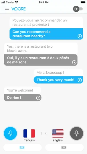 Capture d'écran de Traduire La Voix Et Le Texte sur iPhone 1