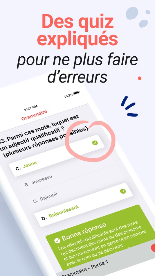 #3. Orthographe : cours et quiz (iOS) 由: digiSchool