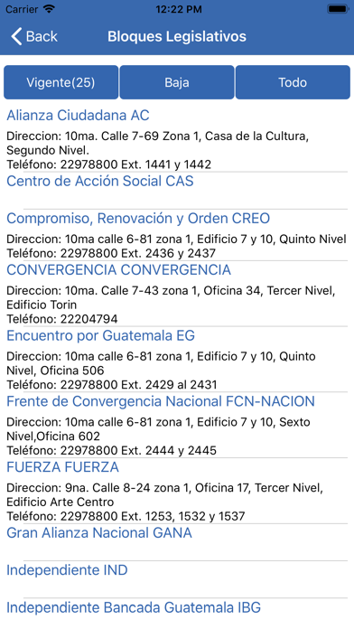 Congreso Guate Screenshot