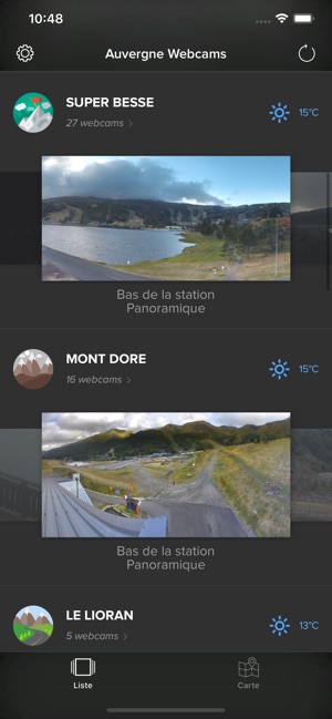 Auvergne Webcams on the App Store