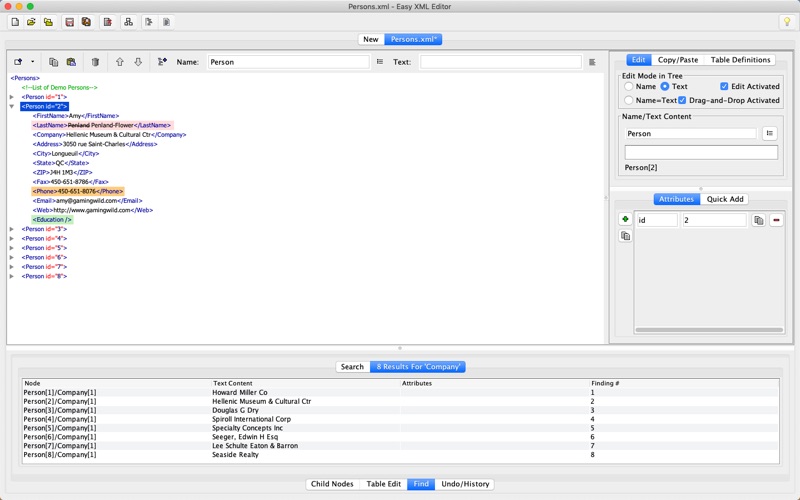 Screenshot #1 pour Easy XML Editor