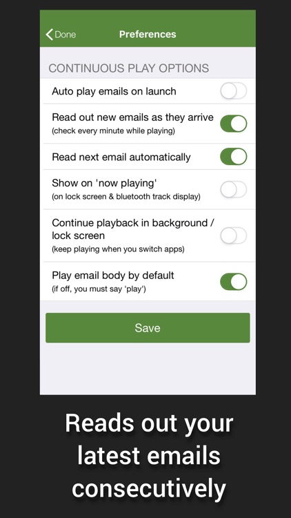 Speaking Email - voice reader