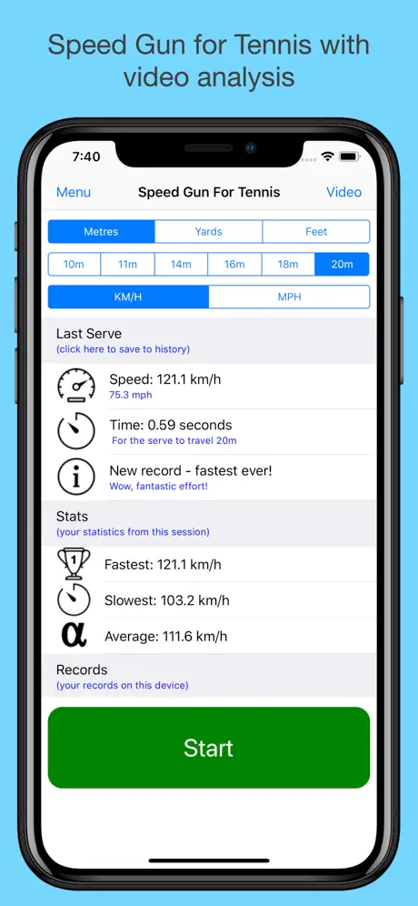 Speed Gun For Tennis