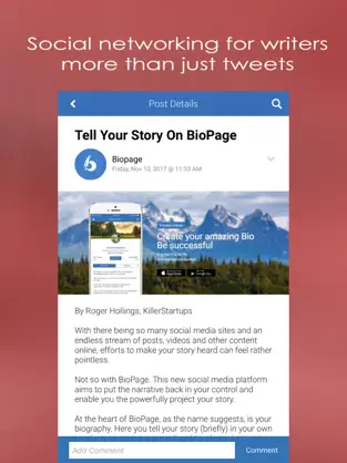 Screenshot 3 Biopage - Biography & Stories iphone