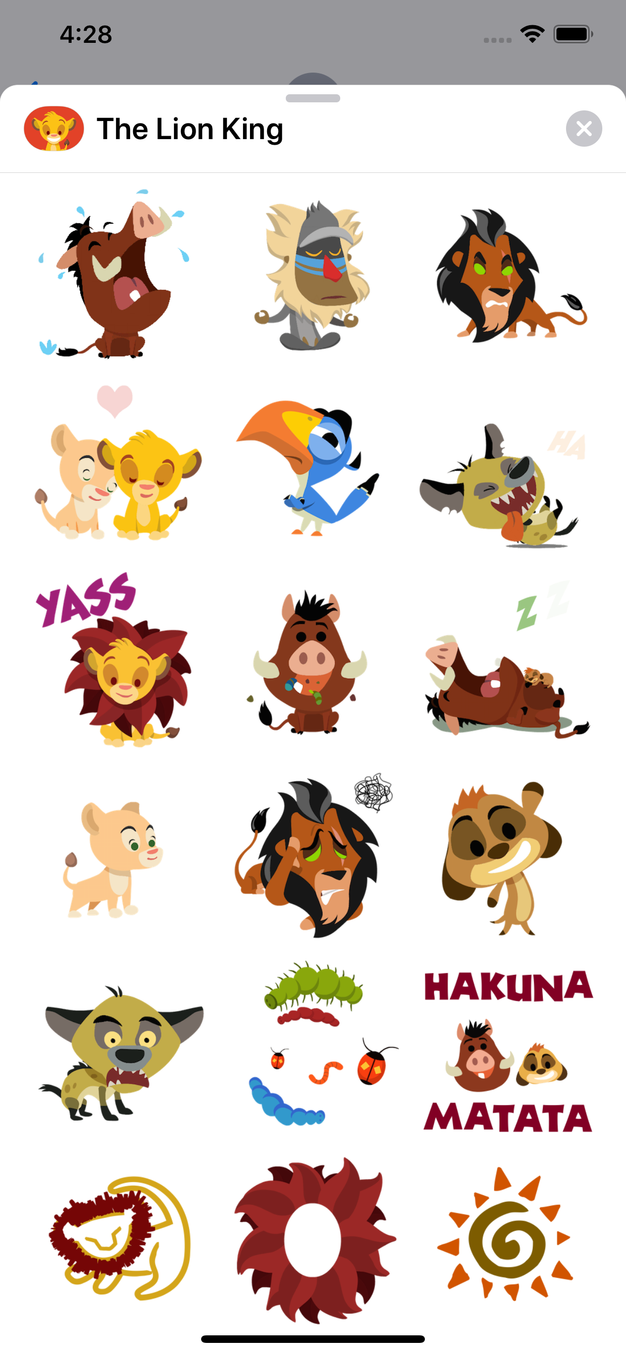 Disney Stickers: The Lion King screenshot 3