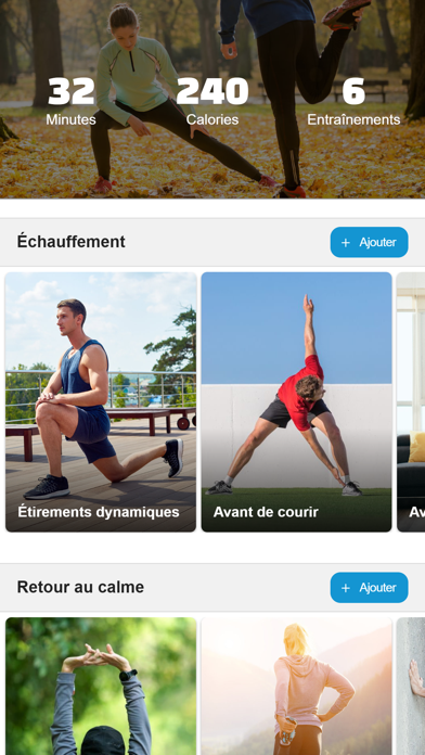 Screenshot #1 pour Echauffement et étirements