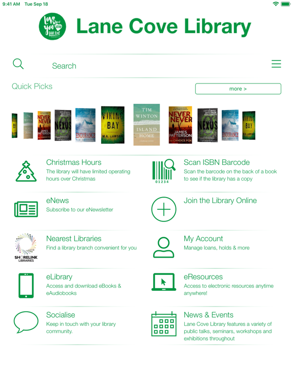 Screenshot #4 pour Lane Cove Libraries