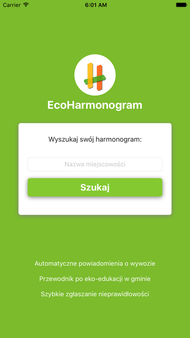 Screenshot #1 pour Eco Harmonogram