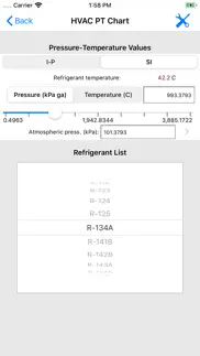 ashrae hvac pt chart iphone screenshot 4