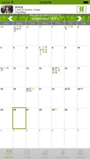 womanlog baby pro calendar iphone resimleri 1