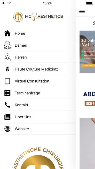 Mc Aesthetics Deutschland app screenshot