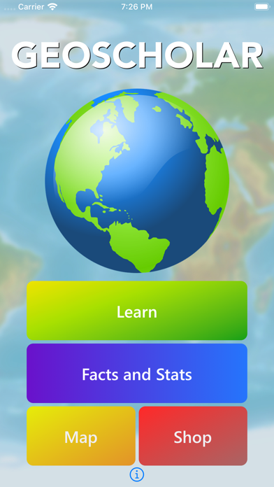 GeoScholar iPhone screenshot 1 - Education app