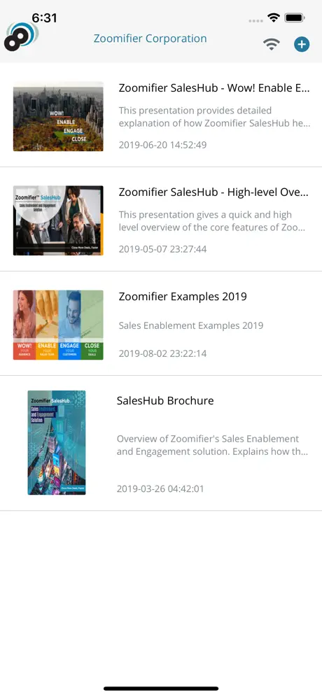 Zoomifier SalesHub