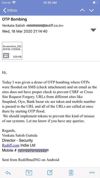 Rediffmail Professional