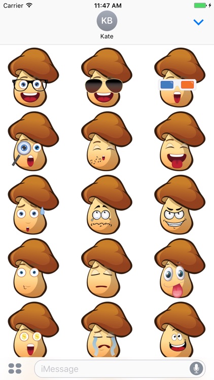 Sticker Me: Cool Mushroom