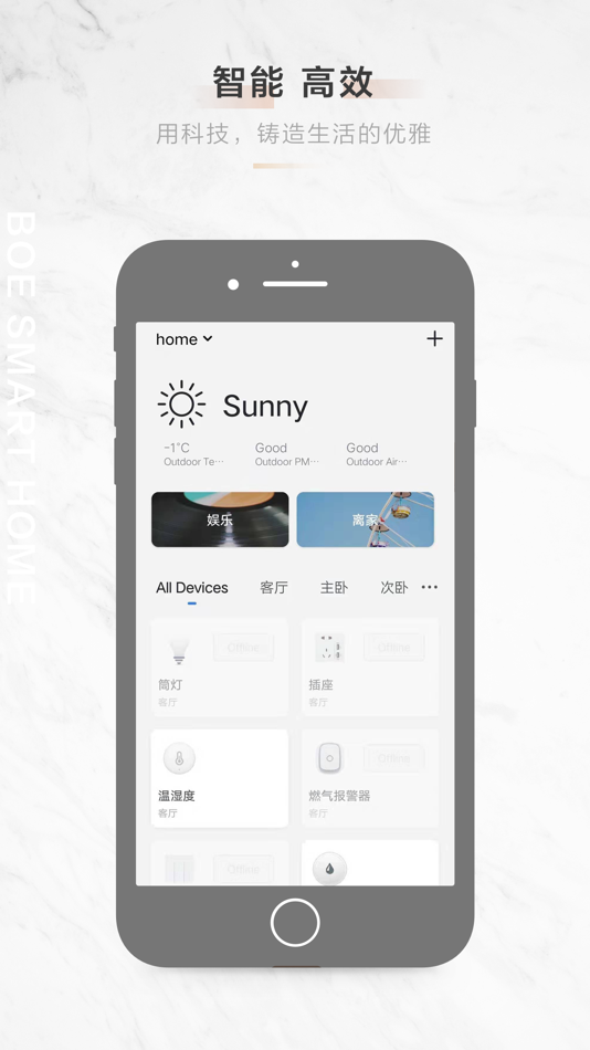 #1. intelligence home cloud (iOS) 由: BOE Intelligent Technology CO.,LTD