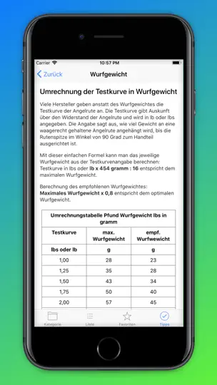 Screenshot von MyRigs - Knoten Zum Angeln Pro auf dem iPhone 9