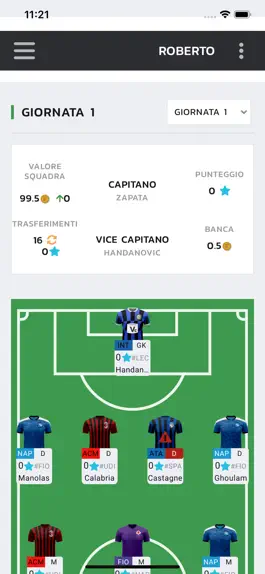 Game screenshot Fantaliveseriea hack