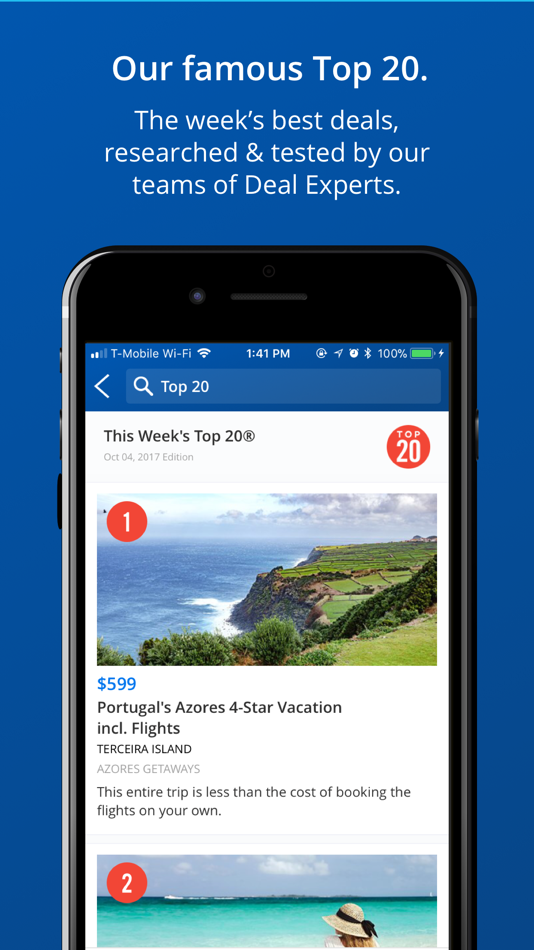 Travelzoo Hotel & Travel Deals - 4.50 - (iOS)
