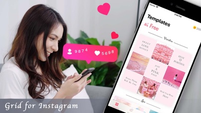 Likes Grid for Instagram Postのおすすめ画像1