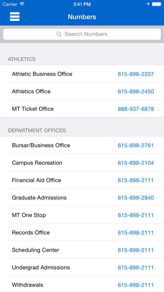 #2. MTSU Mobile (iOS) 由: Middle Tennessee State University