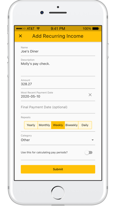 App screenshot