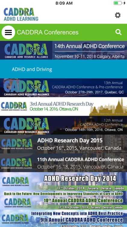 CADDRA ADHD Learning