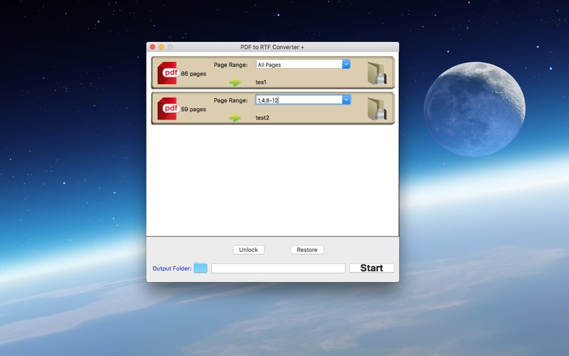 Screenshot #1 pour PDF to RTF Converter +