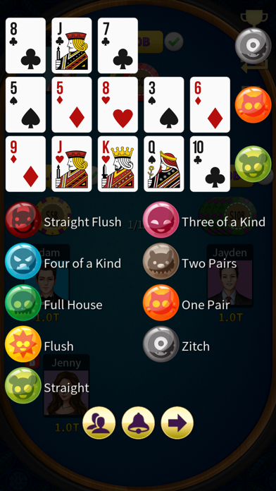 Chinese Poker Offline - Pusoy Screenshot