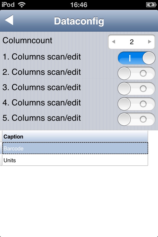 AFS MDE (Scan Data Terminal) screenshot 4