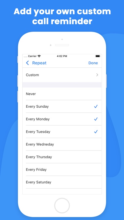 Call Remainder:Alert Scheduler
