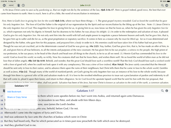 Matthew Henry Study Bible iPad screenshot 7 - Book app