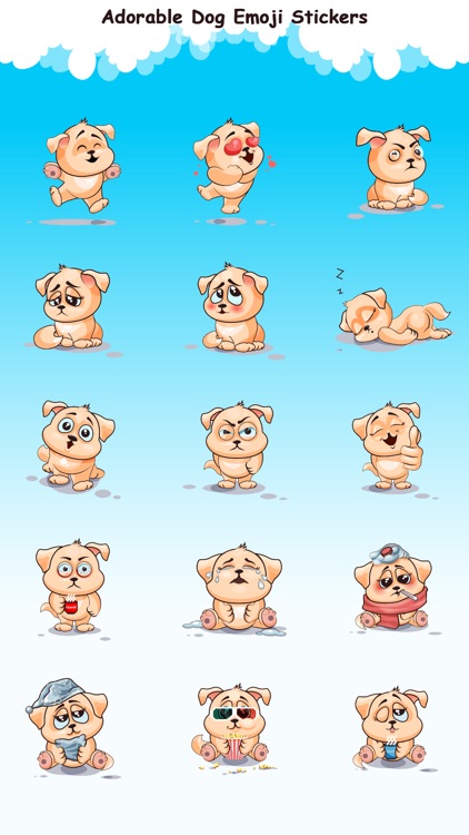 Adorable Dog Emoji Stickers