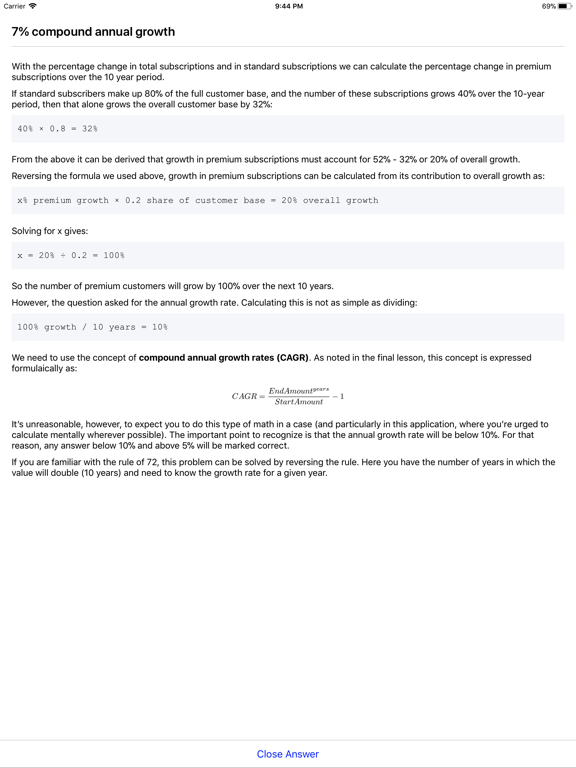 Screenshot #5 pour Consulting Case Interview Prep