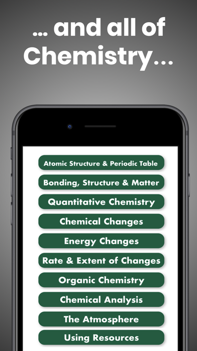 GCSE Science Revision App Screenshot