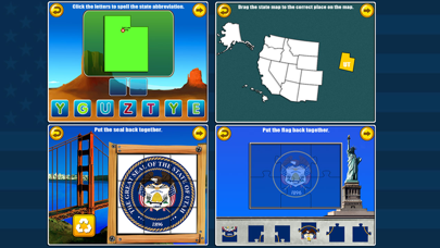 States and Capitals Map Gamesのおすすめ画像5