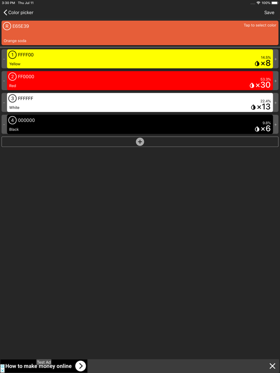 Screenshot #6 pour ColorMixer Mix Unmix & Convert