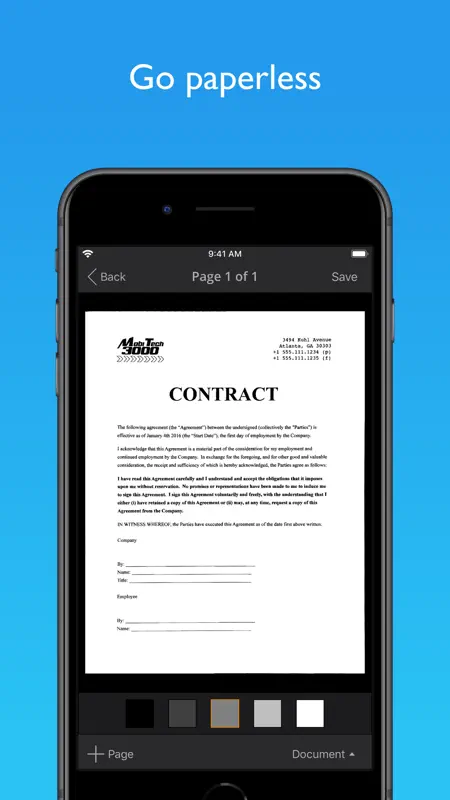 JotNot Scanner App Pro screenshot 2 of 5