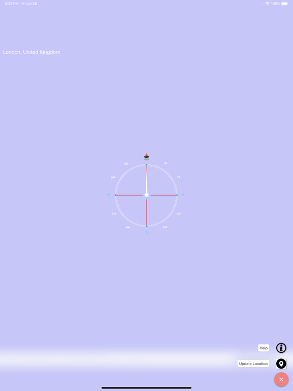 Qibla Compass - iPad screenshot