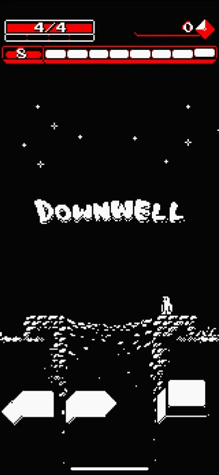 Downwell App Store search result