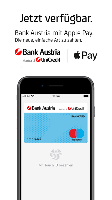 Screenshot #1 pour Bank Austria Mobile Geldbörse