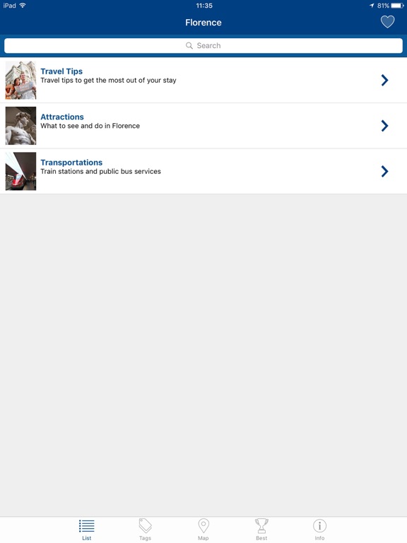 Screenshot #6 pour ItalyGuides: Florence Guide