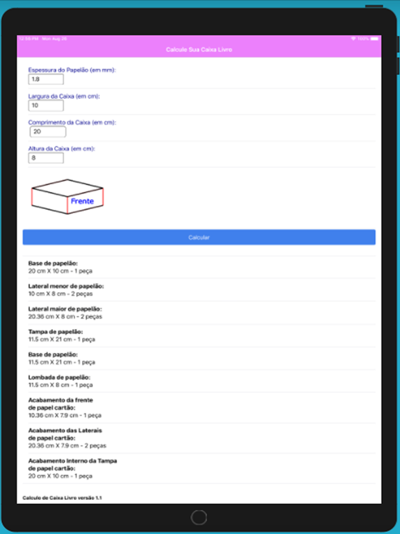 Screenshot #5 pour Calculo de Caixa Livro