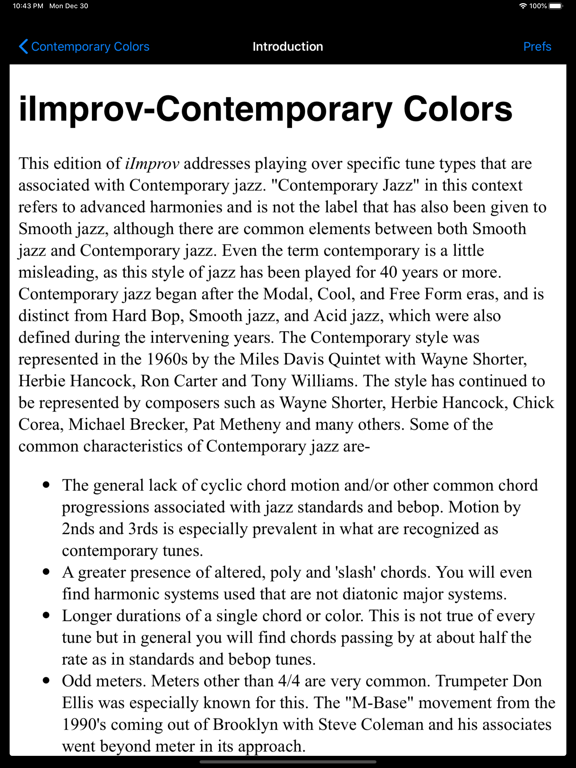 Screenshot #4 for iImprov - Contemporary Colors