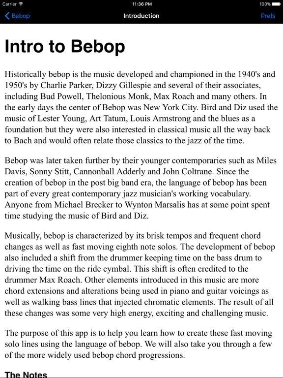 Screenshot #4 for iImprov - Bebop