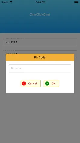 Game screenshot One Click Chat apk